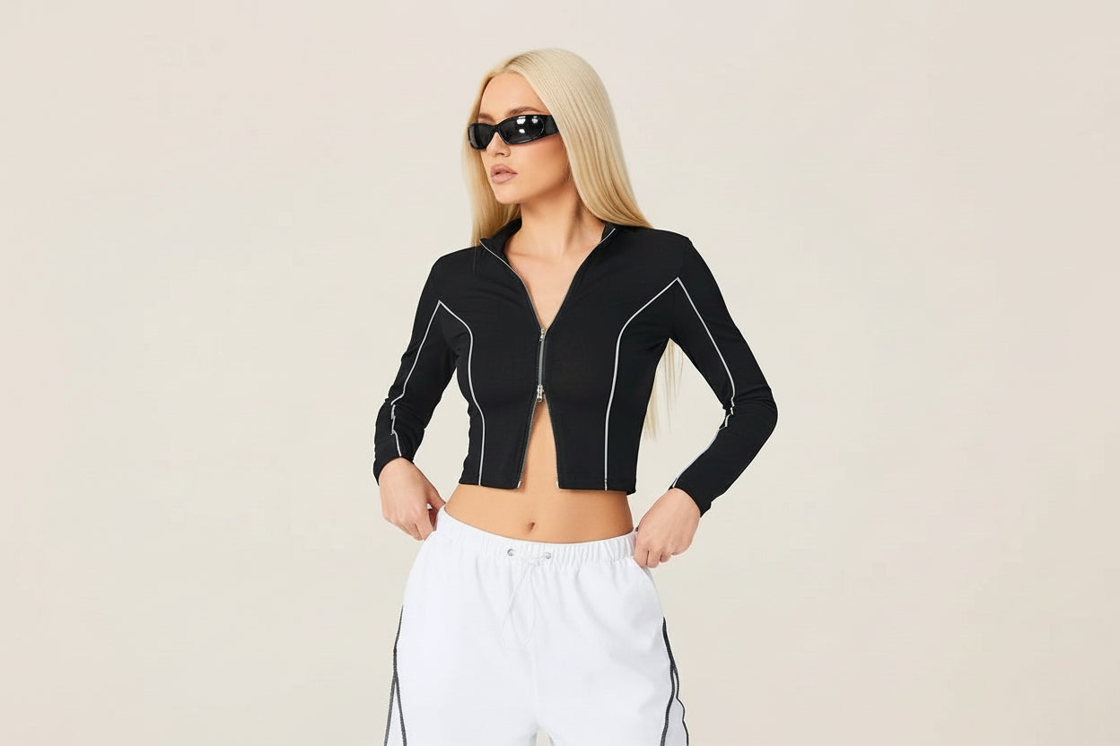 Lilly Collar Knitted Top by Pear Girly