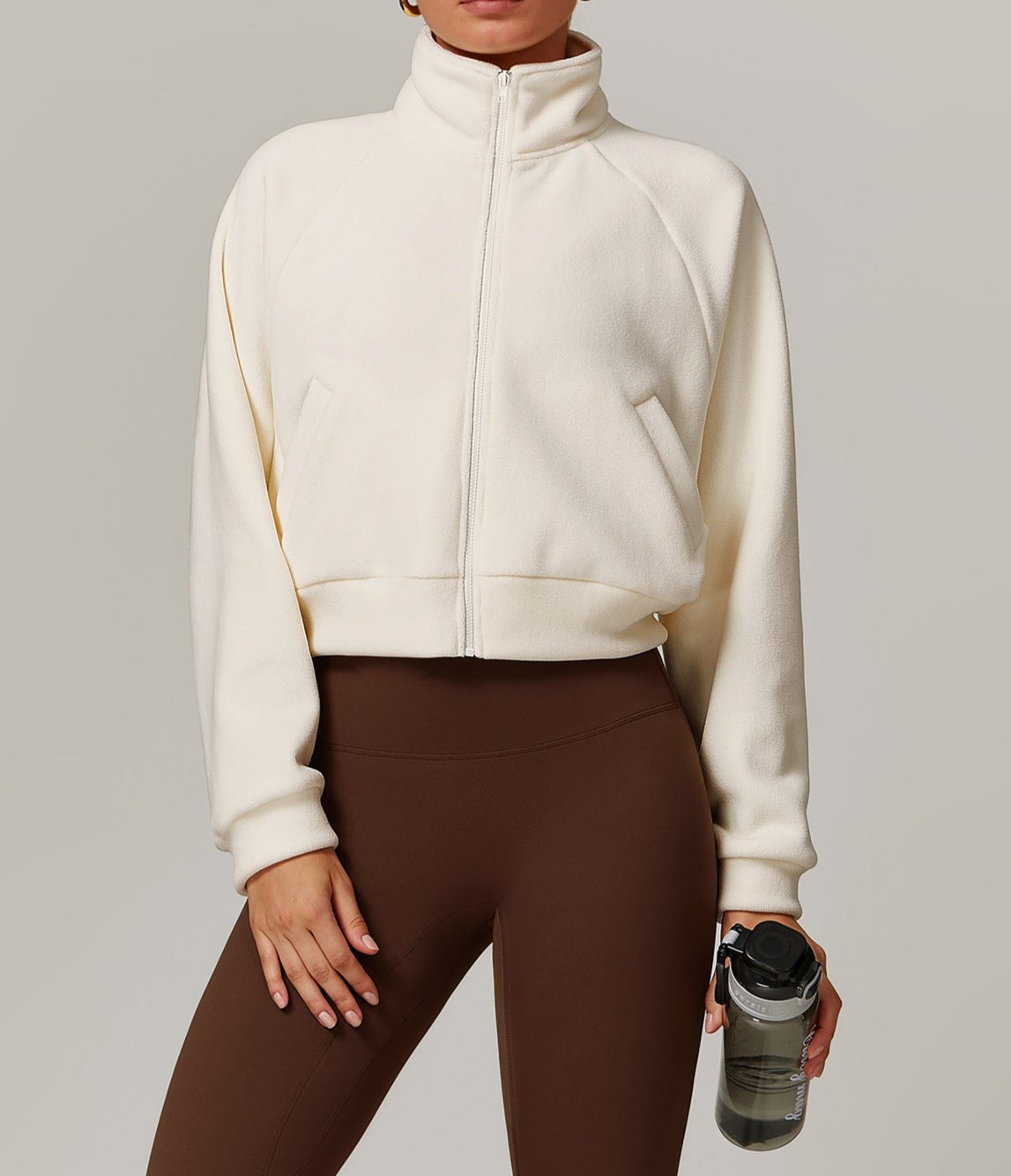 Ava Fleece Jacket by Pear Girly