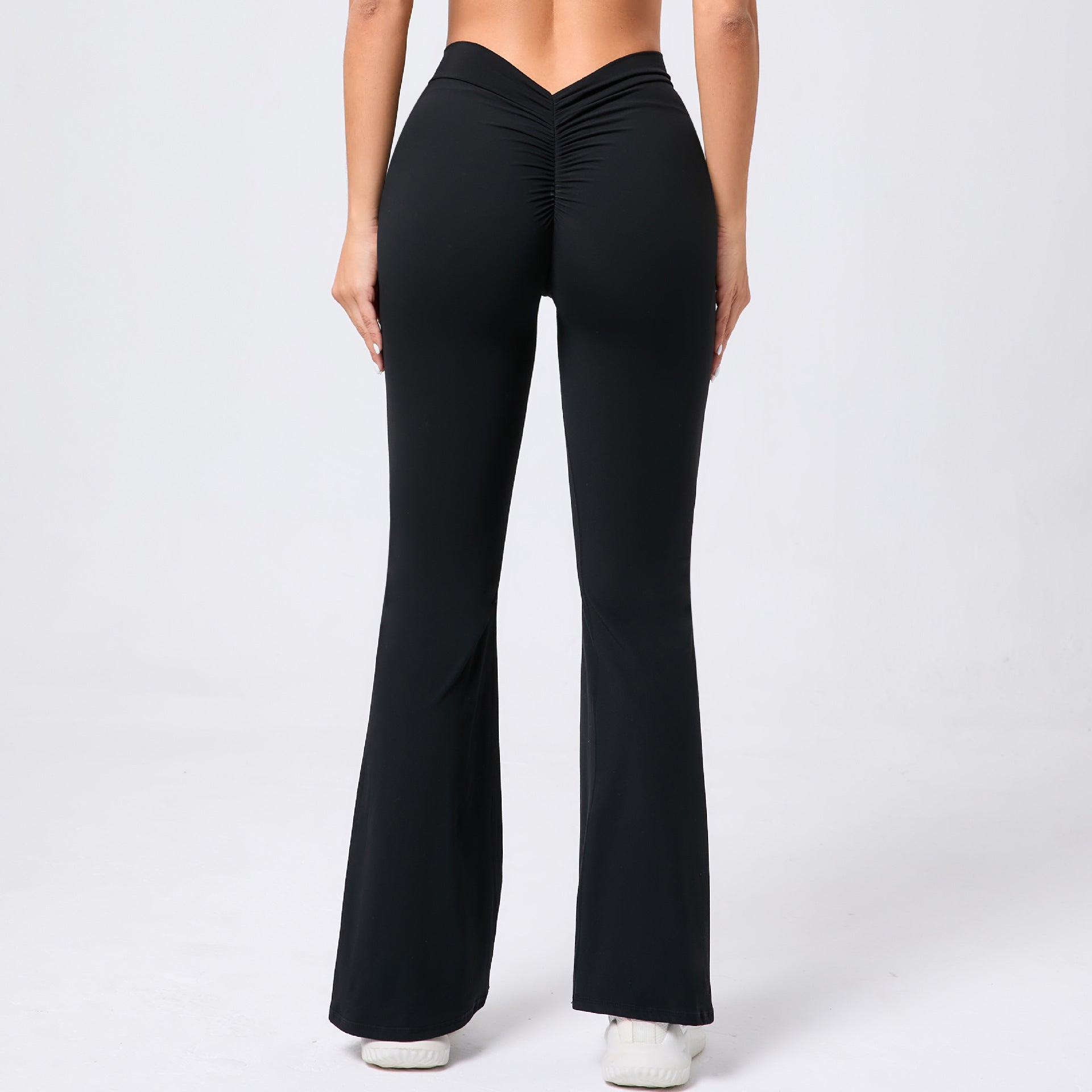 V Waist Bell Bottoms by Pear Girly