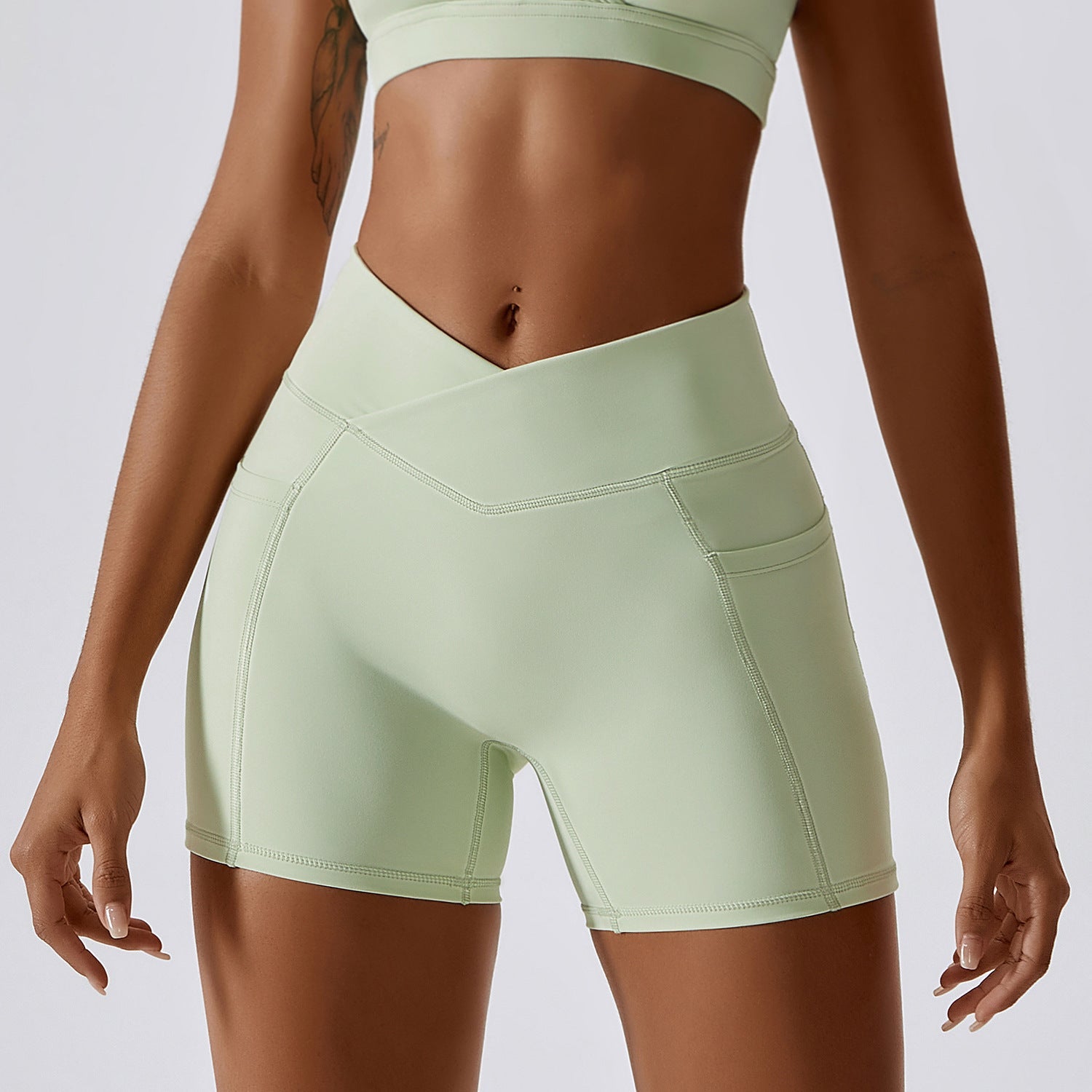 Cross Waist Shorts by Pear Girly