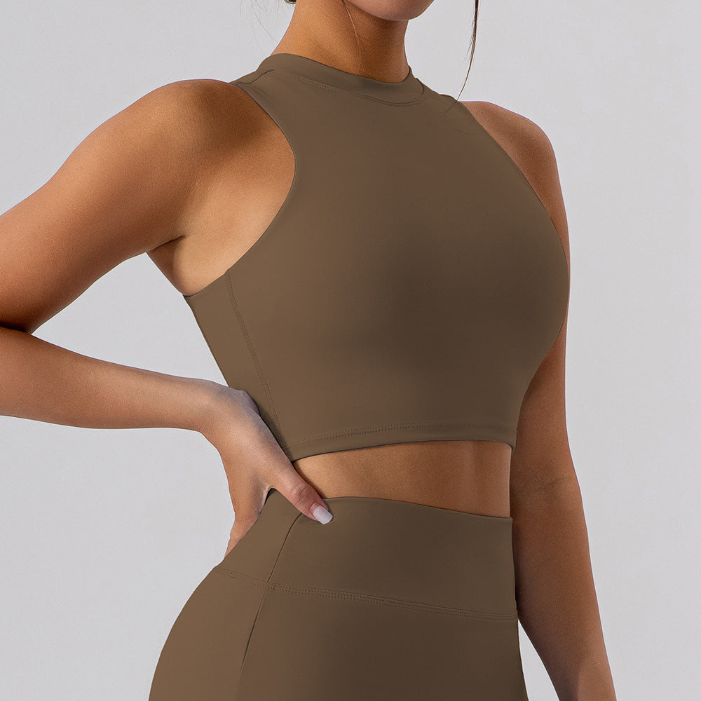 Cropped Halter Top by Pear Girly