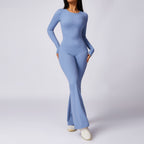Long Sleeve Yoga Jumpsuit by Pear Girly