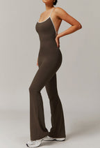 Solid Cross-Back Bodysuit by Pear Girly