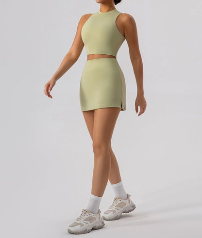 Cropped Halter Top by Pear Girly