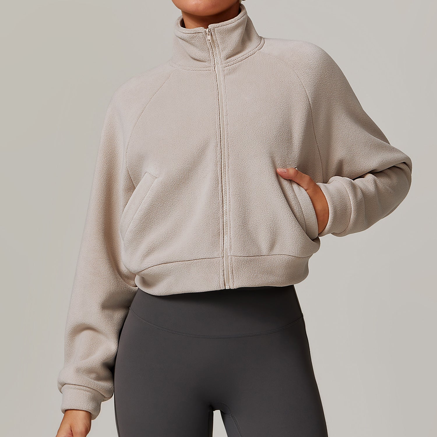 Ava Fleece Jacket by Pear Girly