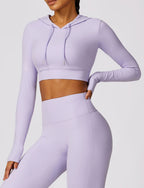 T-Shirt Hooded Workout Top by Pear Girly