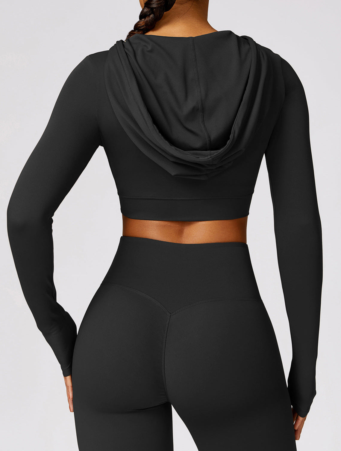 T-Shirt Hooded Workout Top by Pear Girly