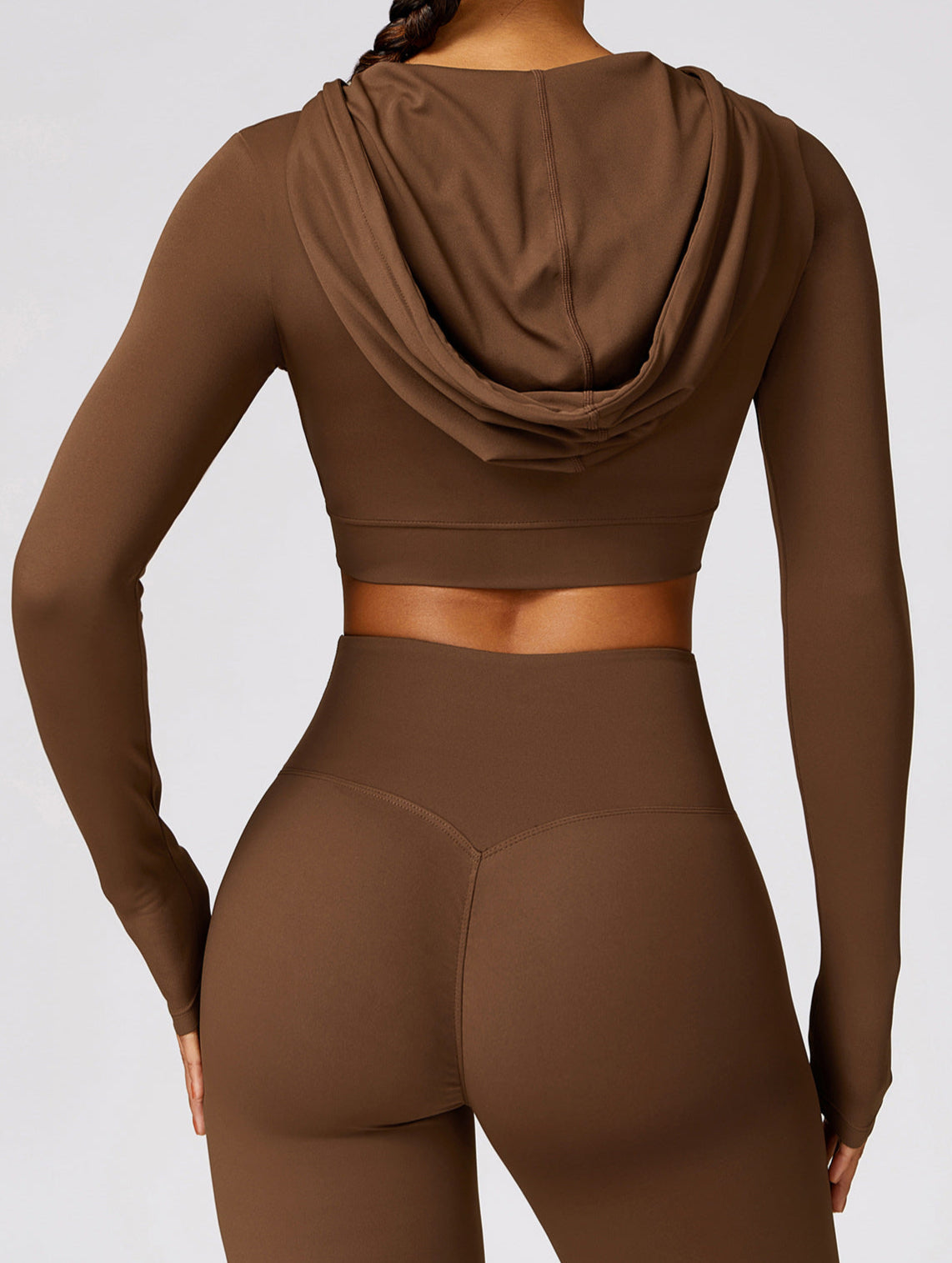 T-Shirt Hooded Workout Top by Pear Girly