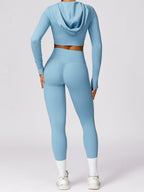 T-Shirt Hooded Workout Top by Pear Girly