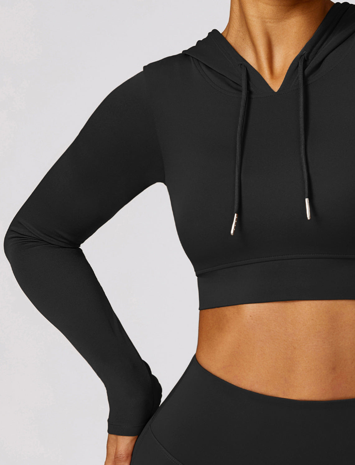 T-Shirt Hooded Workout Top by Pear Girly