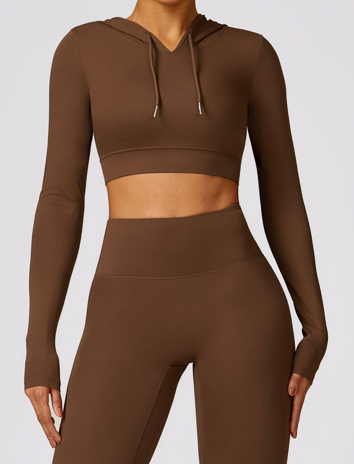 T-Shirt Hooded Workout Top by Pear Girly