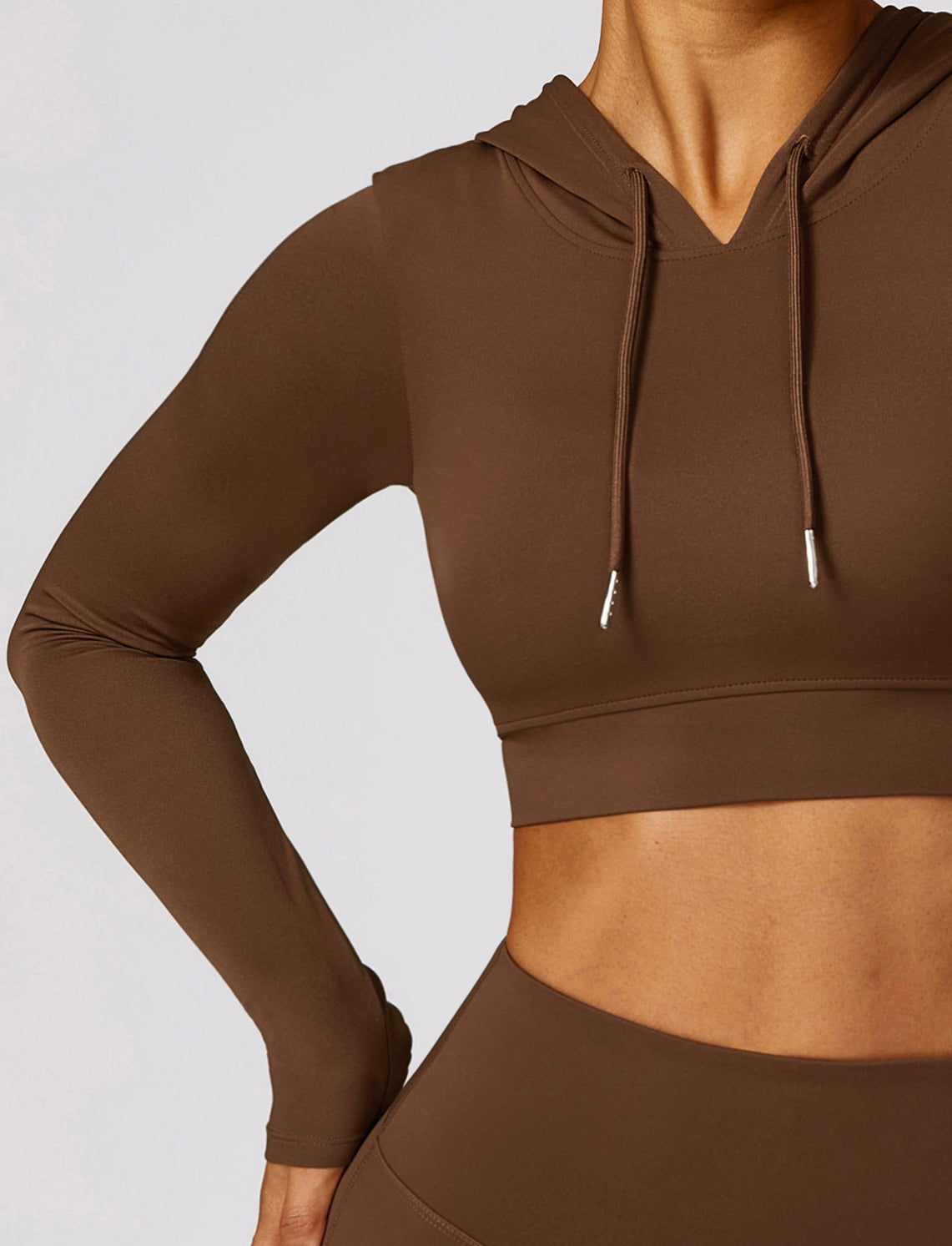 T-Shirt Hooded Workout Top by Pear Girly