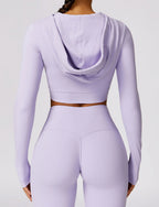 T-Shirt Hooded Workout Top by Pear Girly