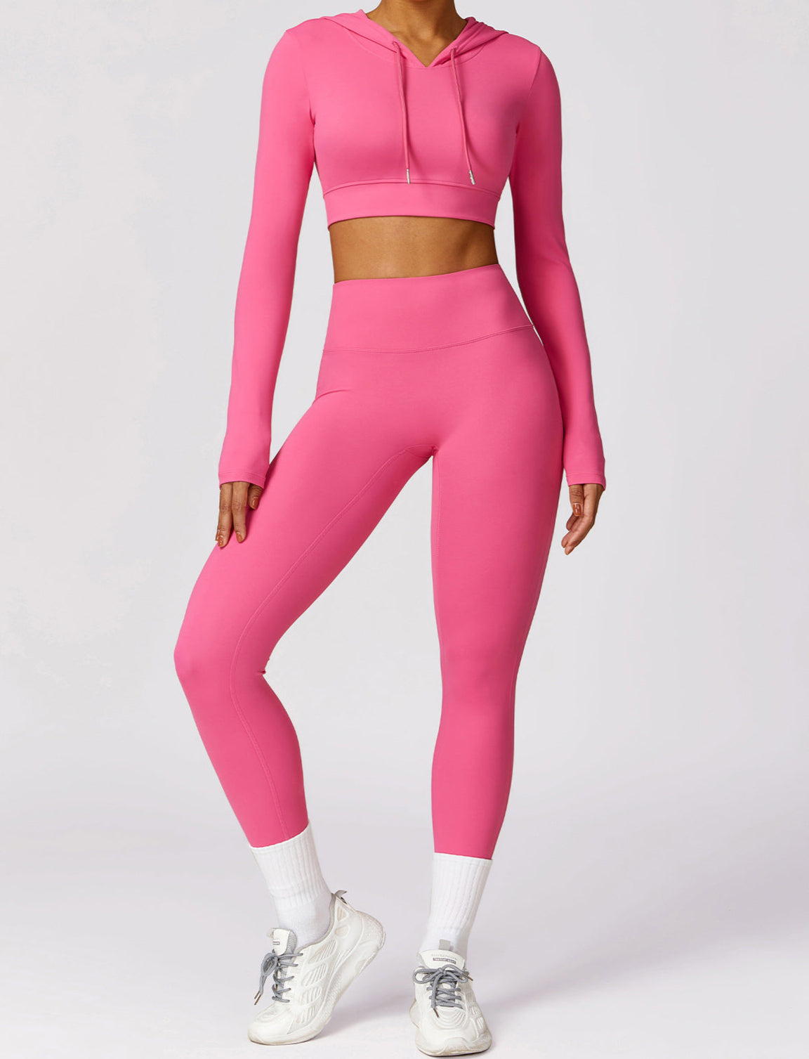 T-Shirt Hooded Workout Top by Pear Girly