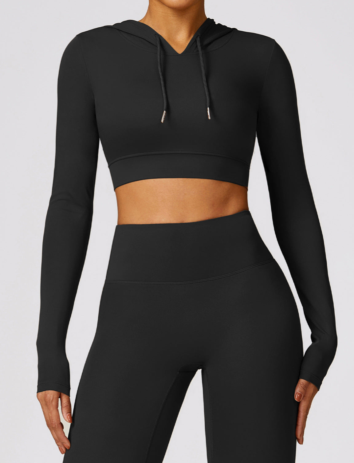 T-Shirt Hooded Workout Top by Pear Girly