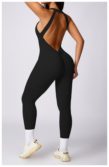 Tight Sports Workout Bodysuit by Pear Girly