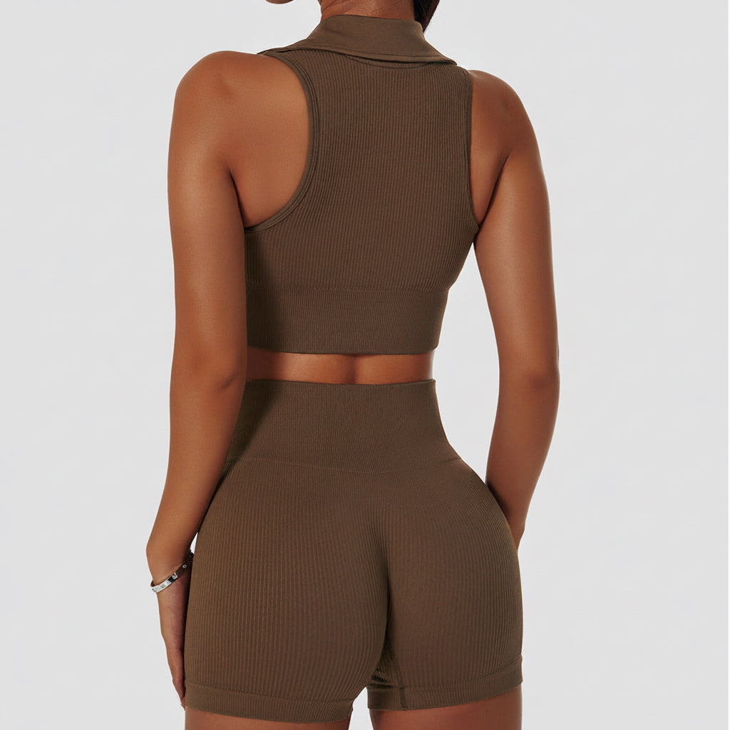 High Waist Gym Shorts by Pear Girly