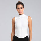 London Zipper Vest by Pear Girly