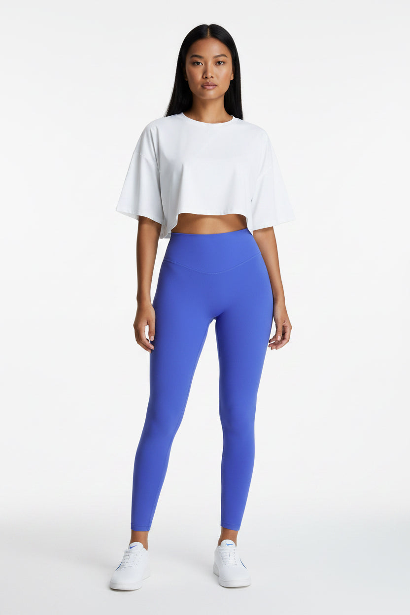 New Summer Breathable Quick-drying Yoga Clothes Women's Loose Running Leisure All-matching Workout Top by Pear Girly