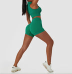 High Waist Gym Shorts by Pear Girly
