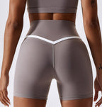 V-Shape Fitness Shorts by Pear Girly