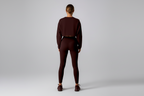 Crew Neck Cropped Top by Pear Form