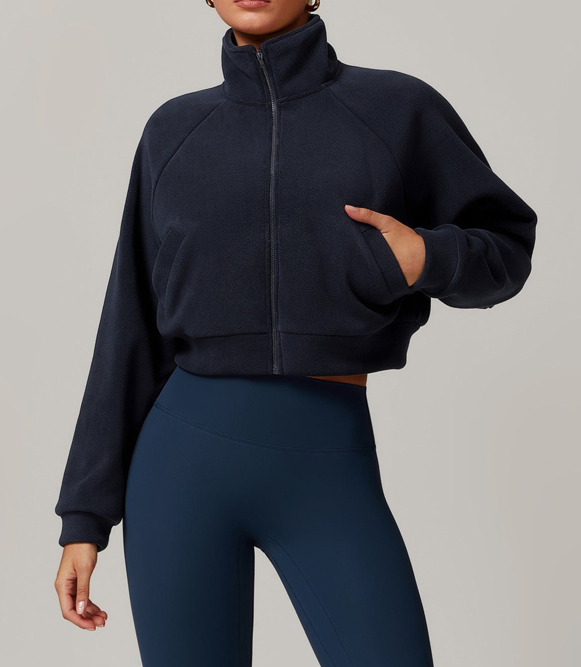 Ava Fleece Jacket by Pear Girly