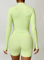 Long Sleeve Yoga Jacket by Pear Girly