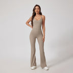 Tight Yoga Hip Lifting Sport Fitness Jumpsuit by Pear Girly
