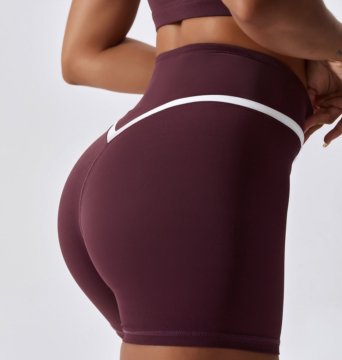 V-Shape Fitness Shorts by Pear Girly