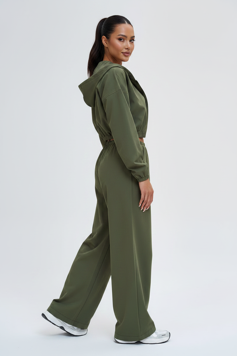 Evergreen Hooded Set by Pear Form