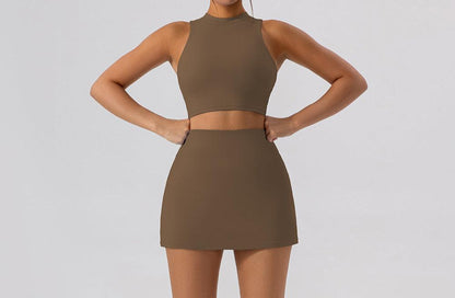 Cropped Halter Top by Pear Girly