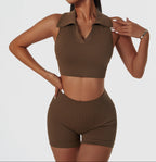High Waist Gym Shorts by Pear Girly