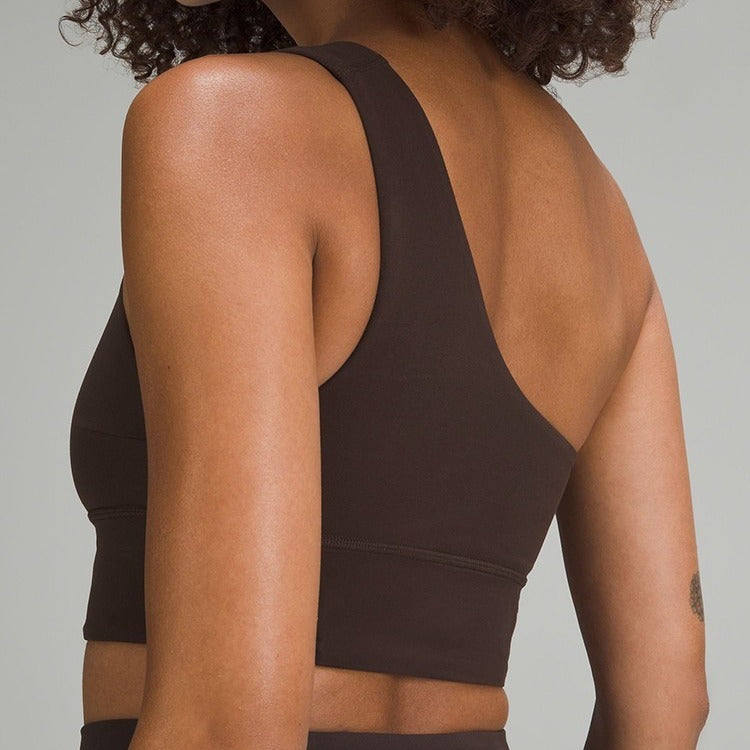 Seamless One-Shoulder Top by Pear Girly