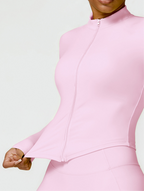 Long Sleeve Yoga Jacket by Pear Girly