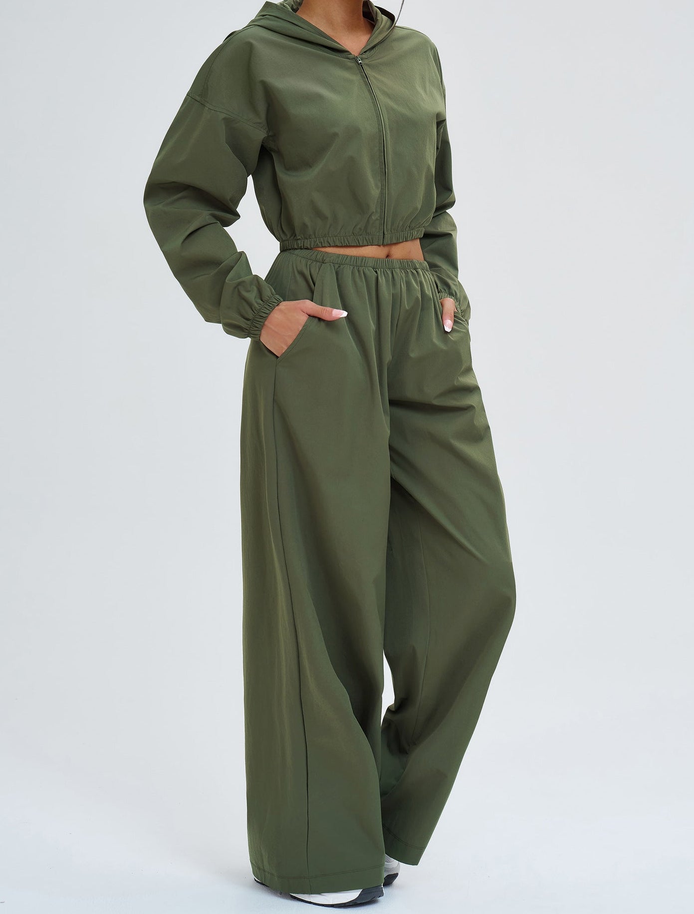 Evergreen Hooded Set by Pear Form