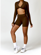 Long Sleeve Yoga Jacket by Pear Girly