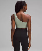 Seamless One-Shoulder Top by Pear Girly