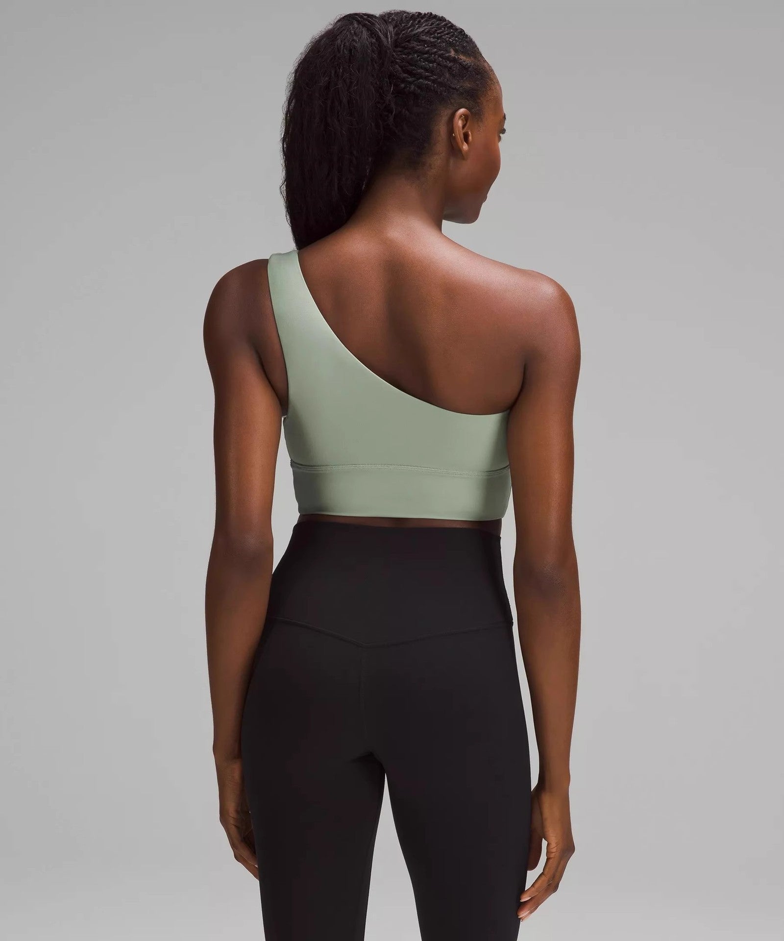 Seamless One-Shoulder Top by Pear Girly