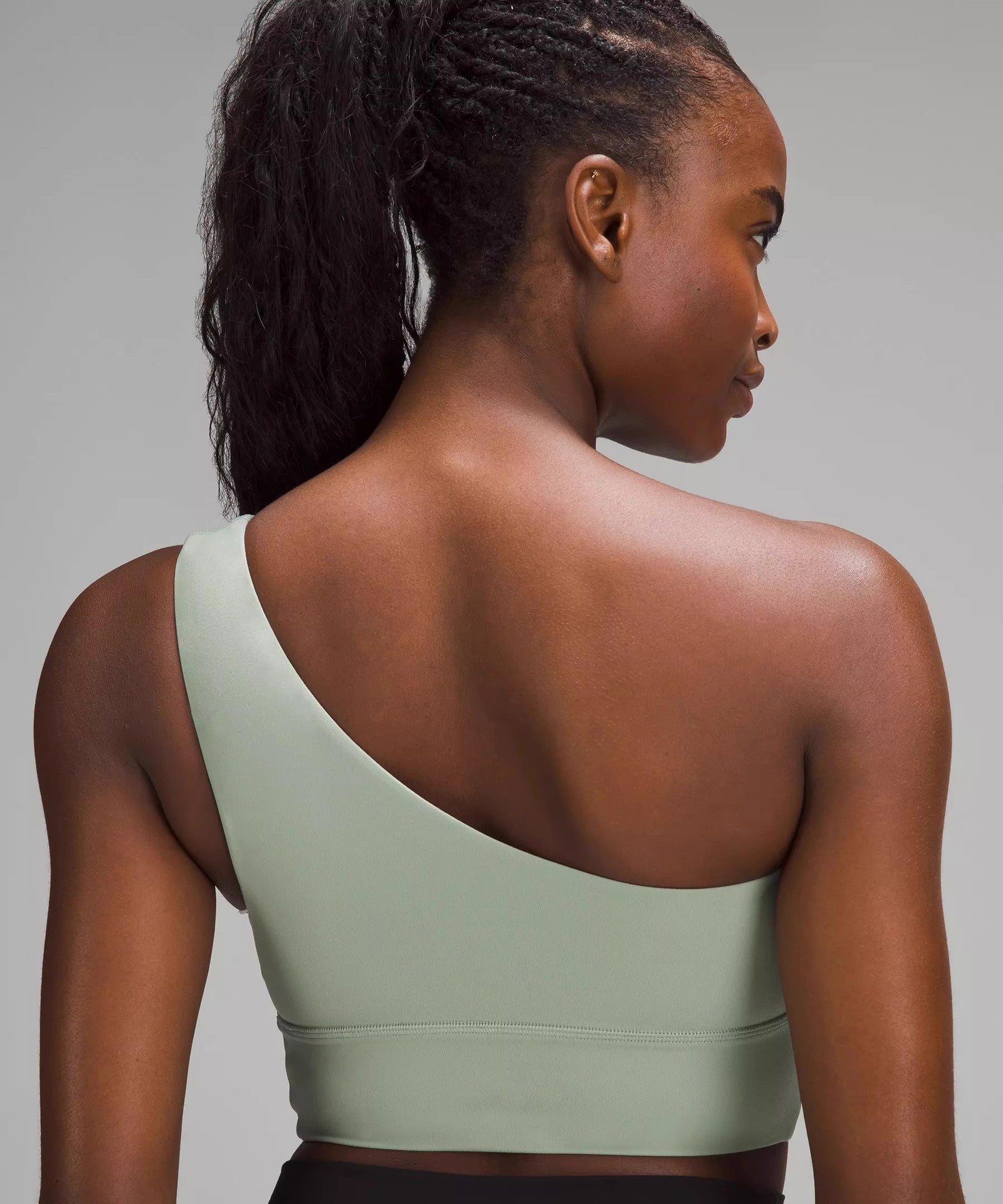 Seamless One-Shoulder Top by Pear Girly