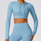 T-Shirt Hooded Workout Top by Pear Girly
