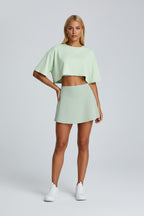 New Summer Breathable Quick-drying Yoga Clothes Women's Loose Running Leisure All-matching Workout Top by Pear Girly