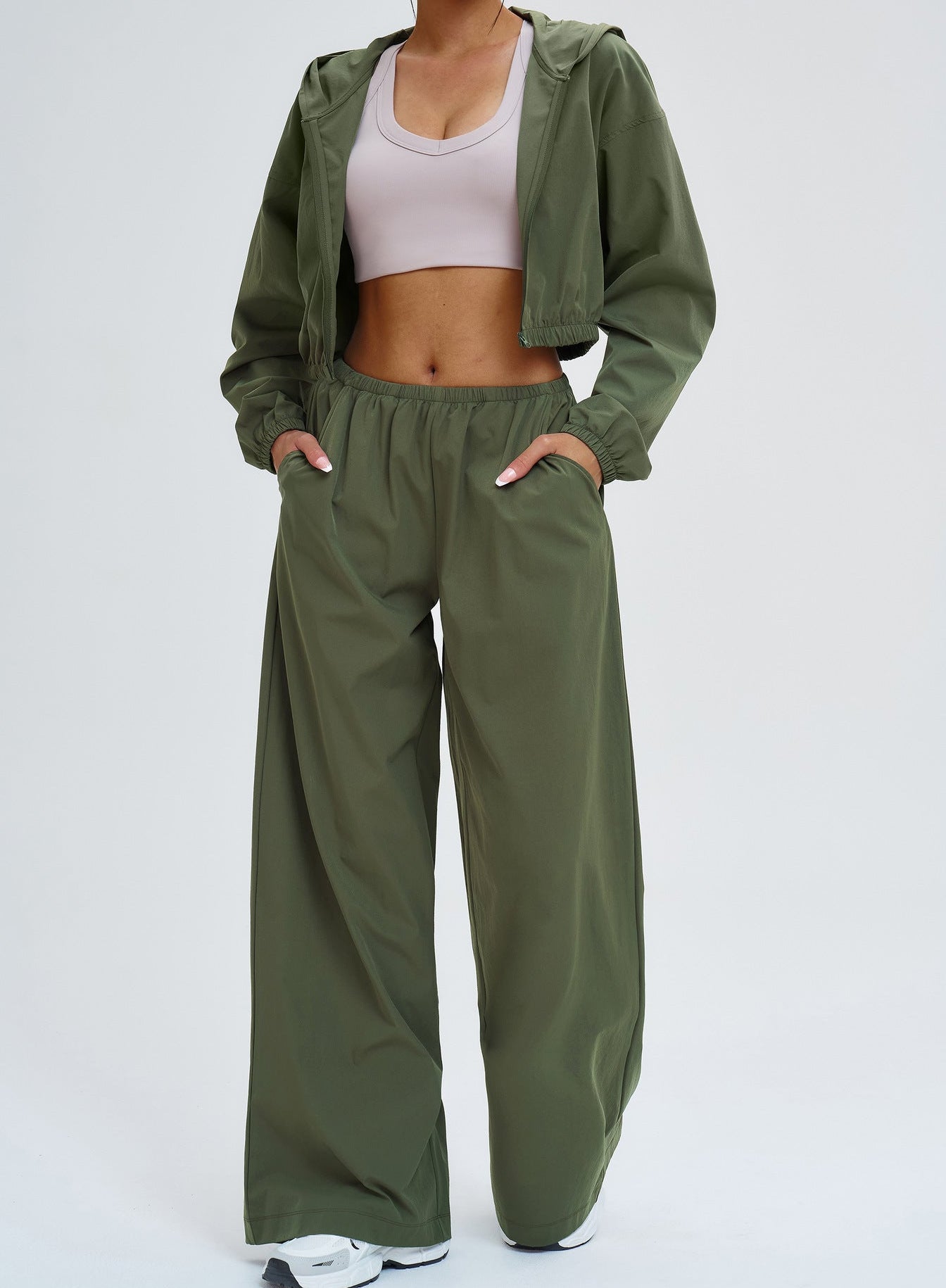Evergreen Hooded Set by Pear Form