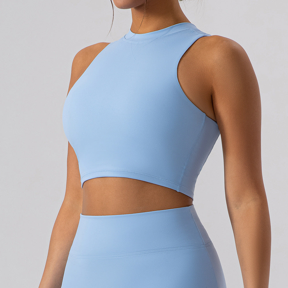 Cropped Halter Top by Pear Girly