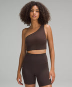 Seamless One-Shoulder Top by Pear Girly