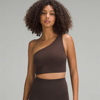 Seamless One-Shoulder Top by Pear Girly