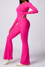 Long Sleeve Yoga Jumpsuit by Pear Girly