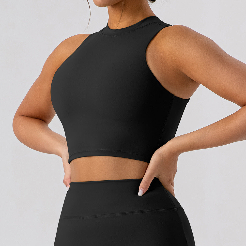 Cropped Halter Top by Pear Girly