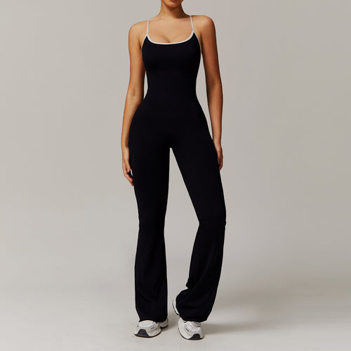 Solid Cross-Back Bodysuit by Pear Girly