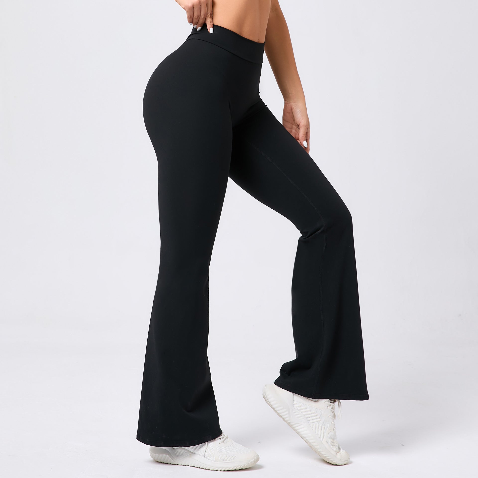 V Waist Bell Bottoms by Pear Girly